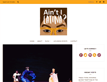 Tablet Screenshot of aintilatina.com